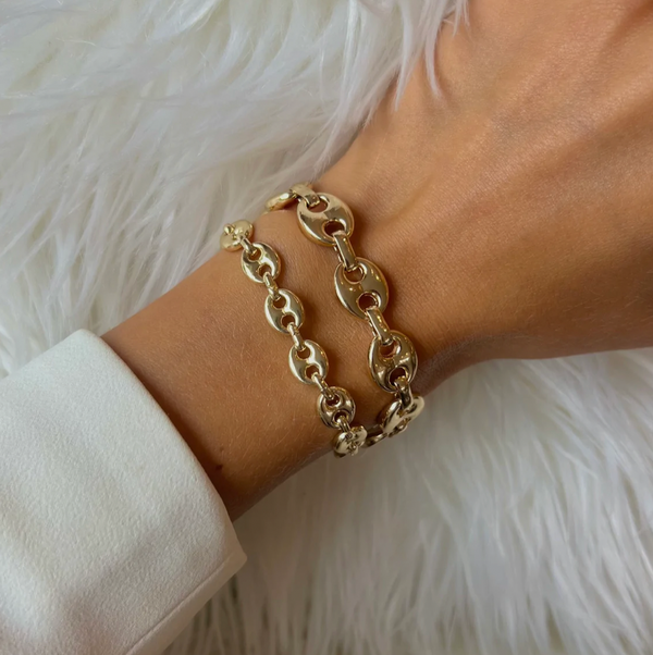 KYLEY  MARINER LINK - (GUCCI PUFF)  BRACELET