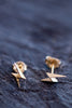MARGOT LIGHTNING BOLT STUD EARRINGS.