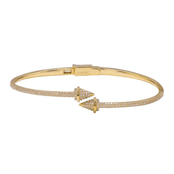 CARR POINTED BANGLE BRACELET