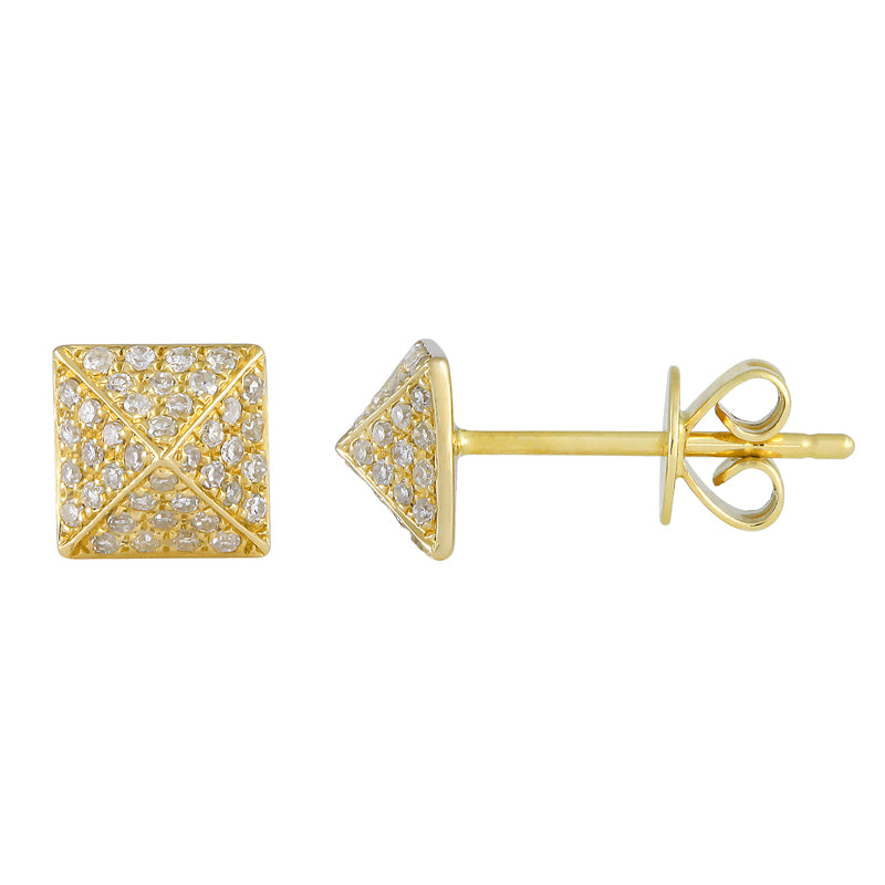 DYLAN PYRAMID STUD EARRINGS