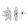 SIENNA WHITE GOLD DIAMOND CLUSTER STUD EARRINGS