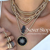 WILLOWS LEAF DROP NECKLACE