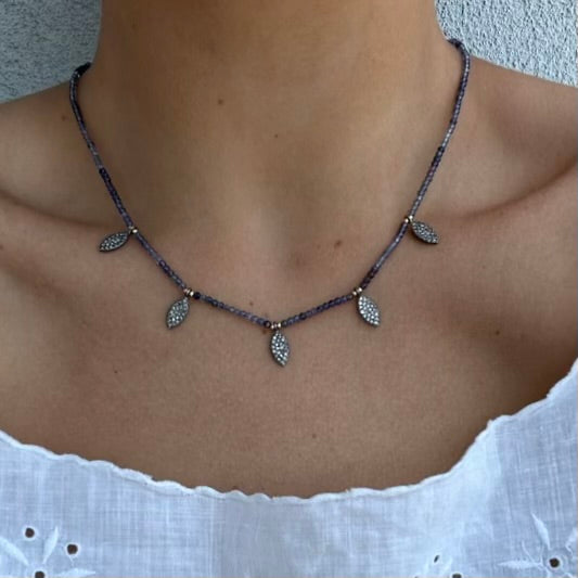 JASPER Diamond Drop Necklace