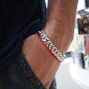 FRANKIE CUBAN LINK CHAIN BRACELET - STERLING