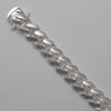 FRANKIE CUBAN LINK CHAIN BRACELET - STERLING