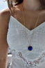 WYNTER LAPIS  Disc Necklace