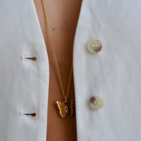 BAILEY Folded Butterfly Necklace