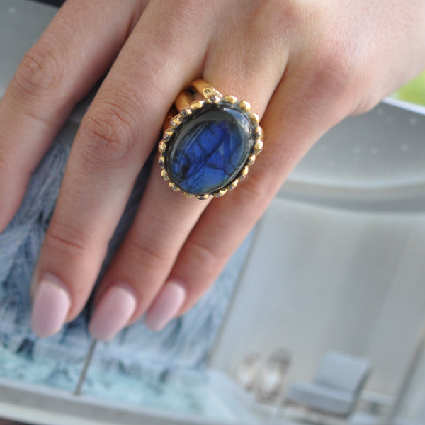 ISABELLE Labradorite Stone Ring