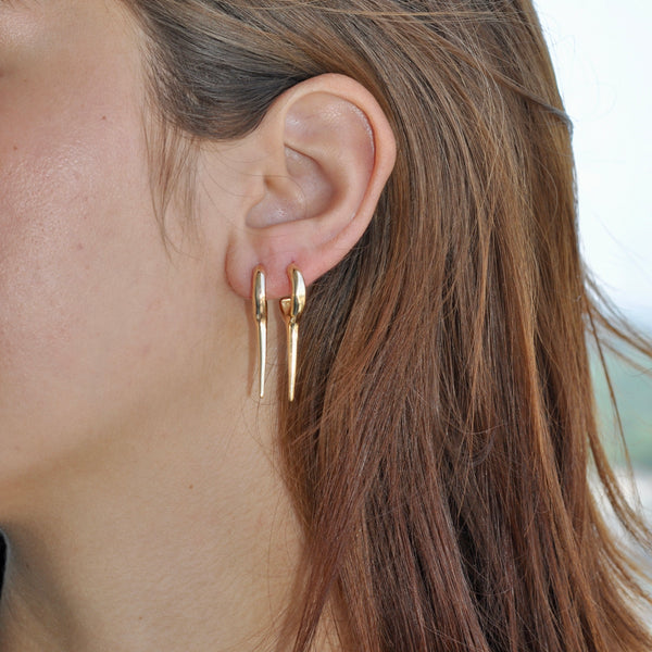 ALONA SPIKE DROP EARRINGS