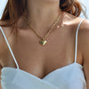 ALEX Puffy Heart Necklace