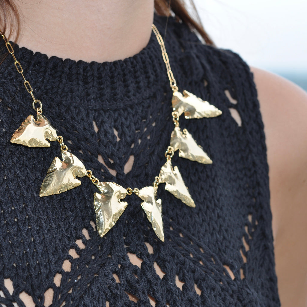 ANA Arrowhead Statement Necklace