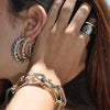 ROMEO TWIST HOOP EARRINGS