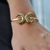 KATIE DOUBLE CRESCENT CUFF BRACELET