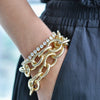 PASADENA CHIAN LINK STATEMENT NECKLACE