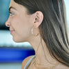 CAPRI Paper Clip Hoop Earrings
