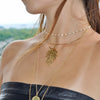 CHARLOTTE Palm Leaf Necklace