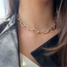 ZIA PAPERCLIP CHUNKY CHAIN NECKLACE