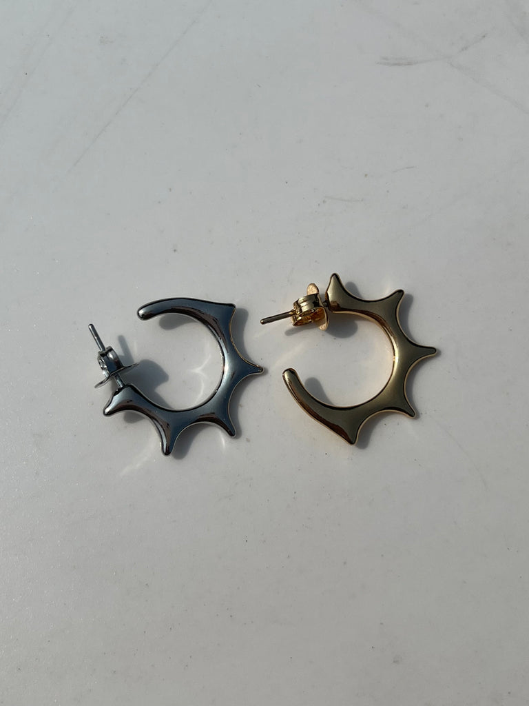 OLLIE Spike Hoop Earrings
