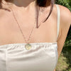 FIRE COIN BURST DISC NECKLACE