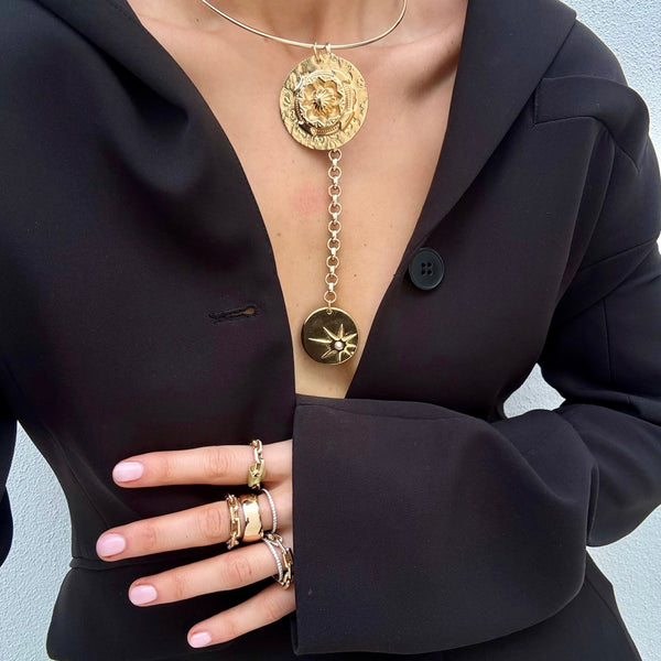 HAZEN  BURST DISC NECKLACES