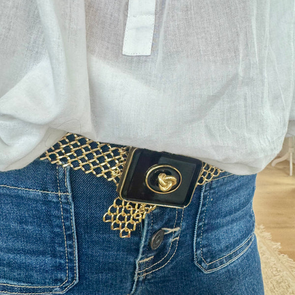 CHASE CHAIN LINK KNOT BELT