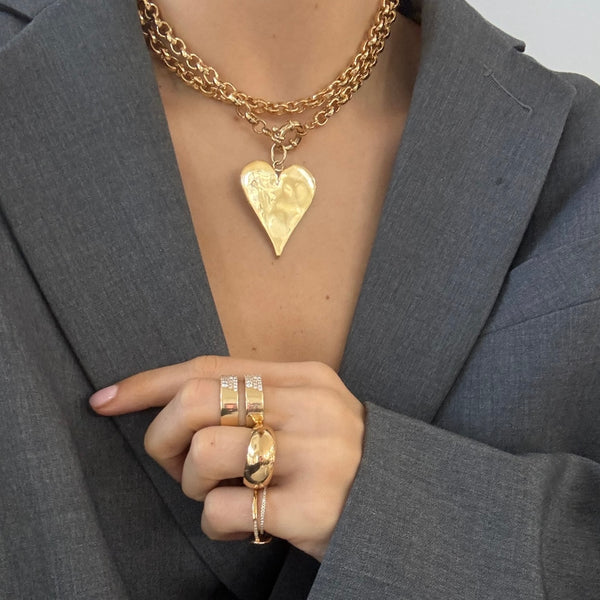 TALLIE  HEART PENDANT NECKLACE