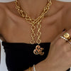SADIE OPEN LINK & DROP  NECKLACES