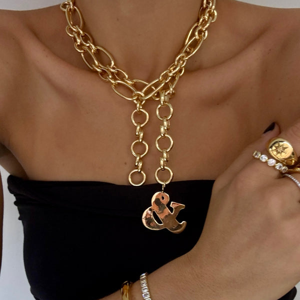 SADIE OPEN LINK & DROP  NECKLACES