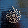 KNOX FILAGREE DISC PENDANT NECKLACE