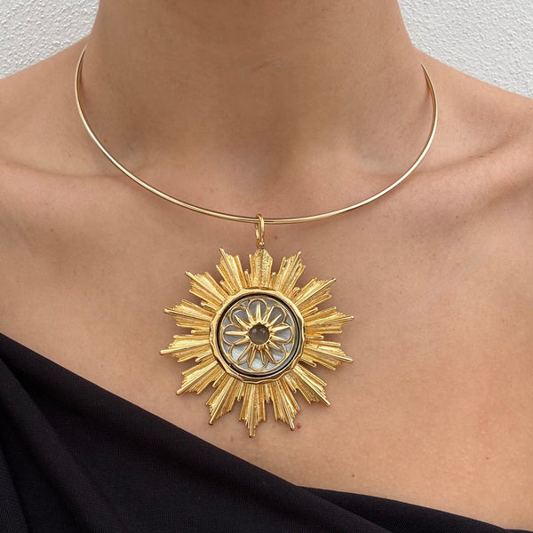 ATHENA  BURST STATEMENT NECKLACE