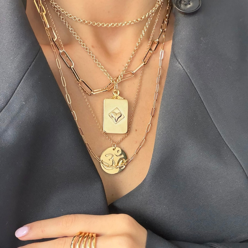 JILL MAJ JOHNG TILE NECKLACE