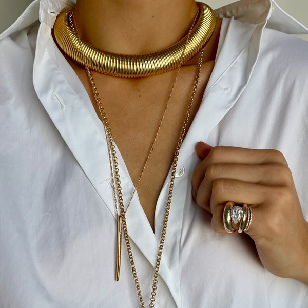 JANEY NEEDLE NECKLACE