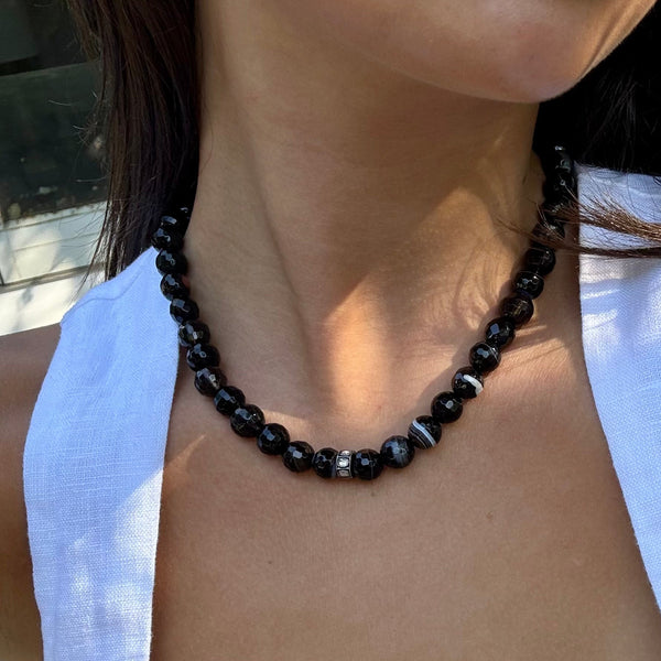 PHOEBE MIXED MEDIA BEADED NECKLACE