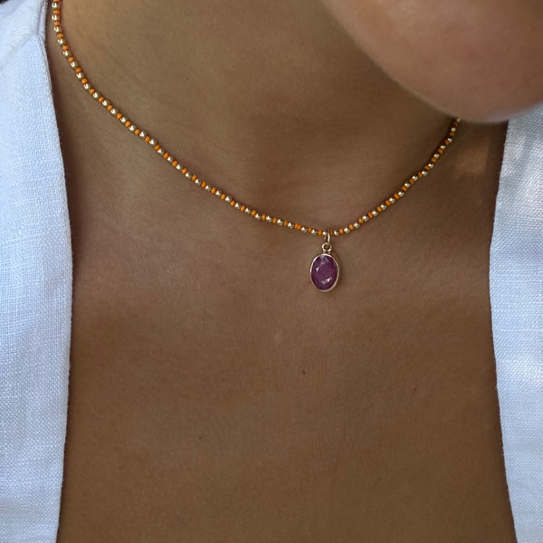 MACKENZIE ROSE NECKLACE