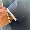 FRANKIE CUBAN LINK CHAIN BRACELET - STERLING