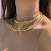 LILA DOUBLE BANDED NECK CUFF