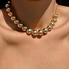 ZANDER GOLD BALL BEADED NECKLACE