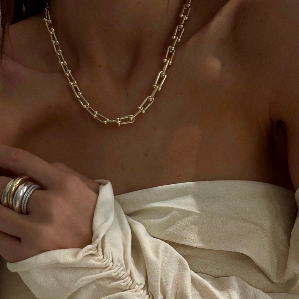 ZIPI BALL LINK CHAIN NECKLACE