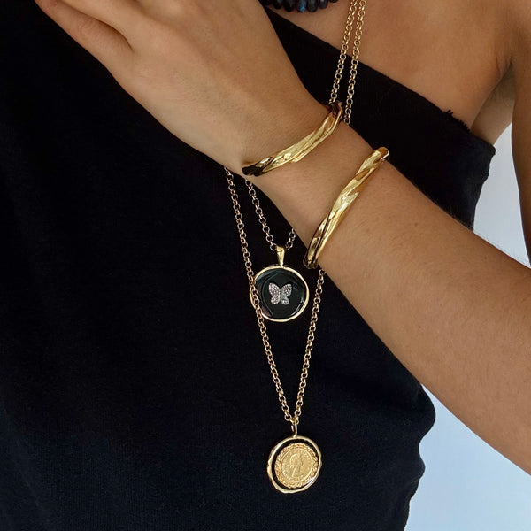 KAMI COIN DISC NECKLACES