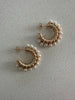 FRANCIE PEARL Hoop Earrings