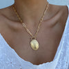 RYAN Oval Burst Necklace