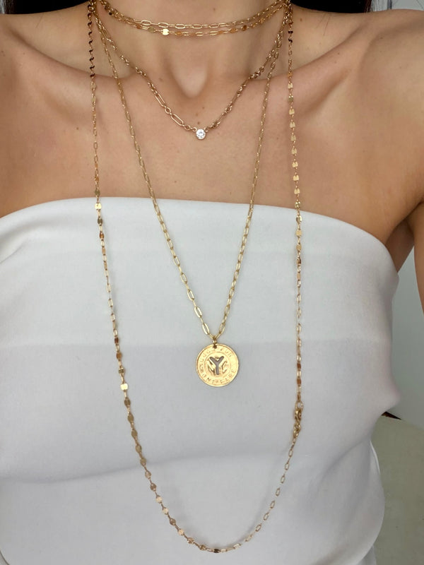 HARTLEE FOUR BOX  CHAIN NECKLACE