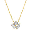 STARR DIAMOND MULTI-SHAPE CLUSTER NECKLACE