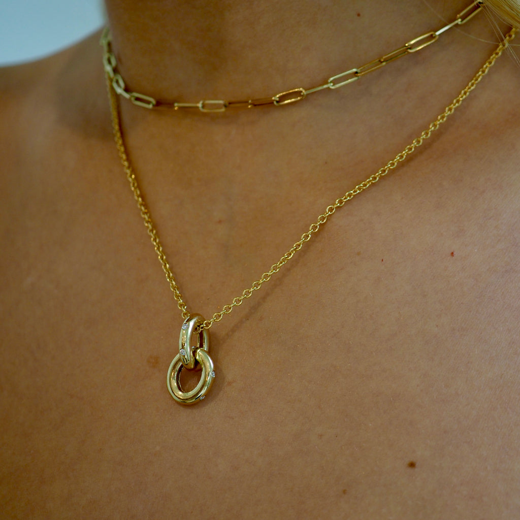 MORGAN DOUBLE LINK NECKLACE