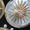 LIZA PEARL BURST DISC PENDANT