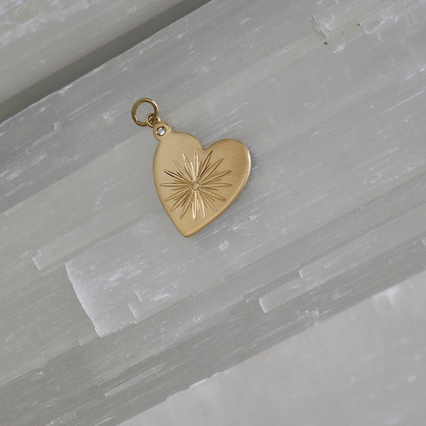 BETHANY HEART BUST CHARM