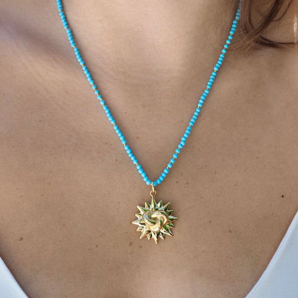 DYLAN FLOWER KNOT BURST NECKLACE