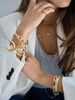 CARY 14K OVAL CHAIN LINK BRACELET