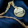 PSYCHO MOTHA 1" Disc Necklace