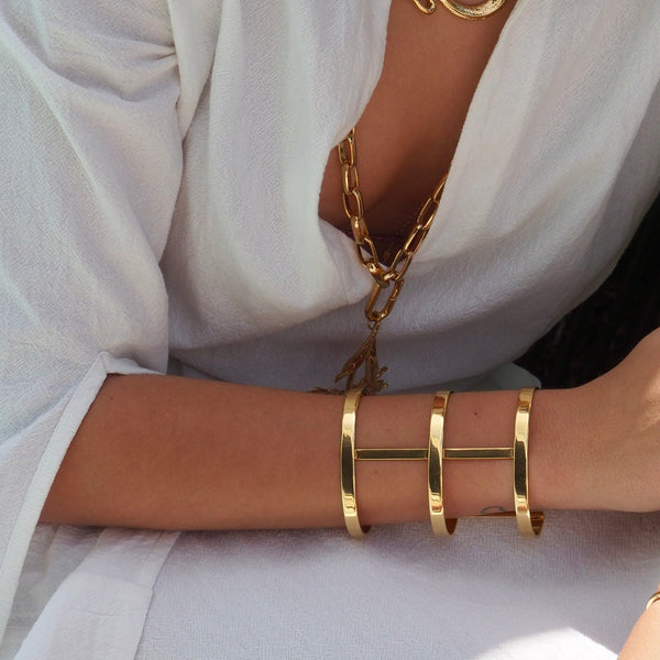 TERRA  TRIPLE BAR  CUFF BRACELET